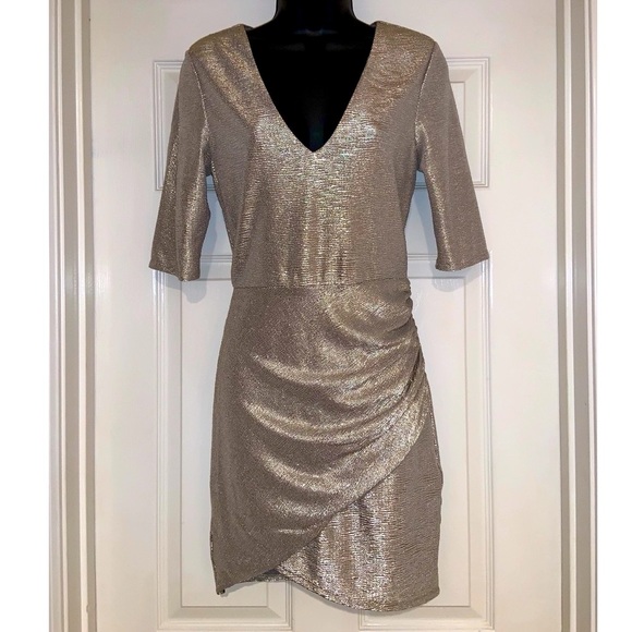 Alice & Olivia Judy metallic mini dress—-NWT - Picture 6 of 16